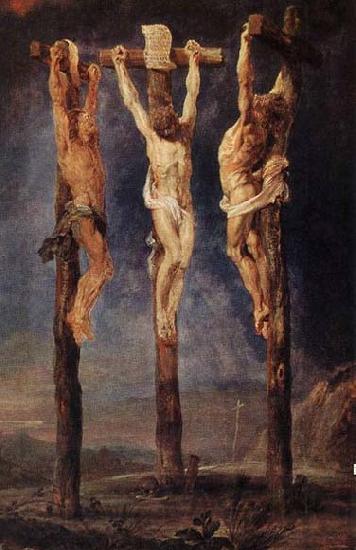 RUBENS, Pieter Pauwel The Three Crosses France oil painting art